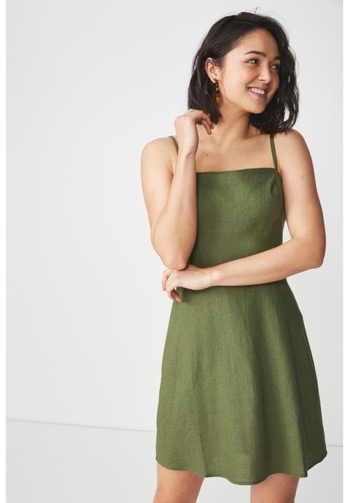 Cotton On Green Dress, Women's Fashion ...