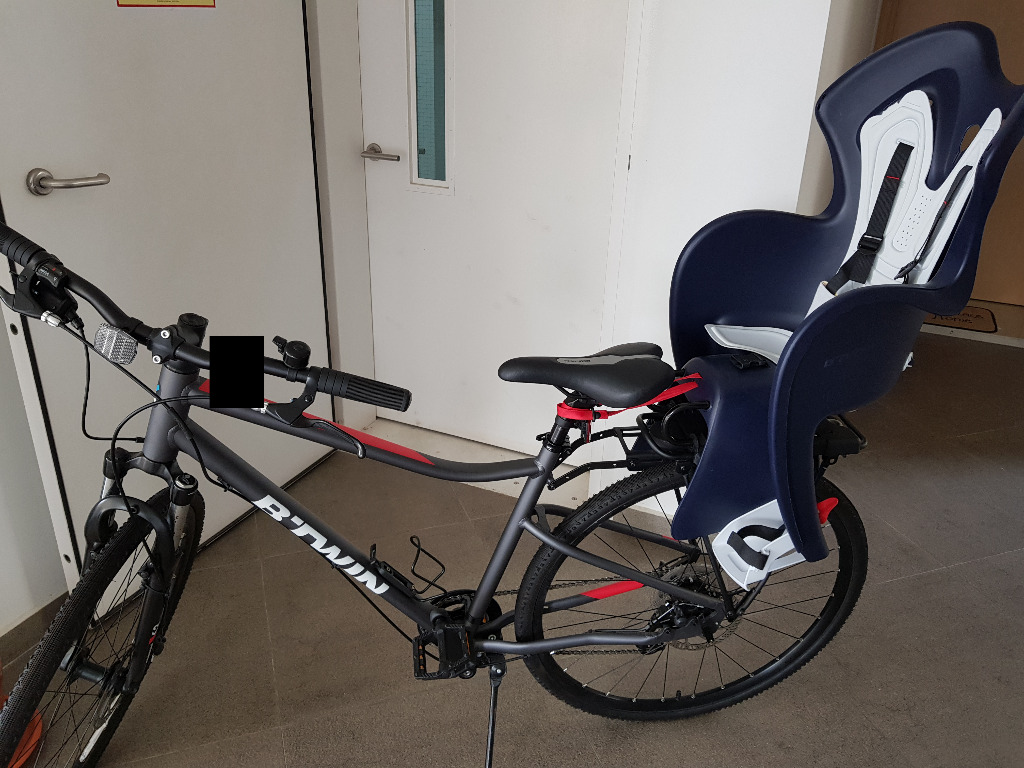 Decathlon bike hot sale seat child