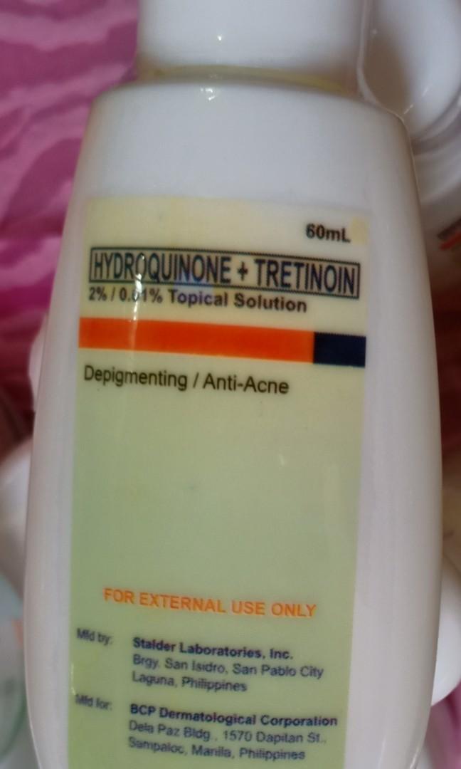 hydroquinone tretinoin for acne