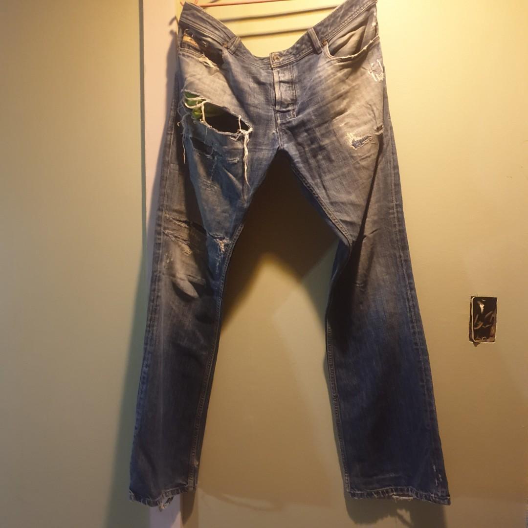 diesel blue jeans