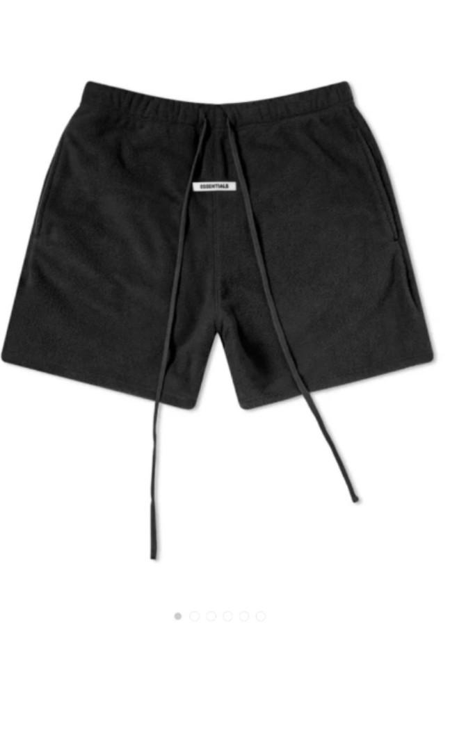 Essentials fear of god fog polar fleece shorts S, 男裝, 褲＆半截裙 