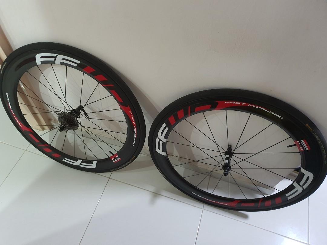Fast forward carbon f6r store tubular 60mm sp wheelset