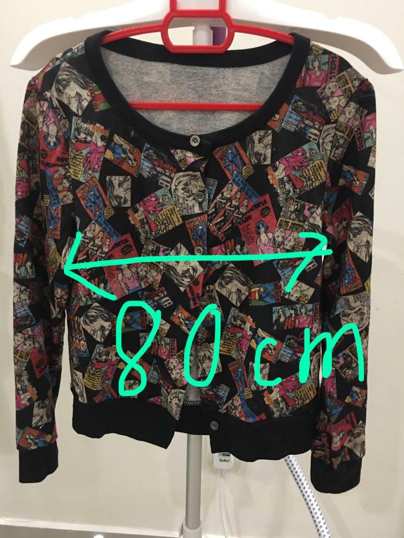 Comical Stylish Jacket (Category: Coats, Jackets and Outerwear) located in Klang. Submitted by soniajay (Listing ID 1024749925, Image 3). Description: fashion comical jacket goes well with white pants / plain colour trouser. only worn once..