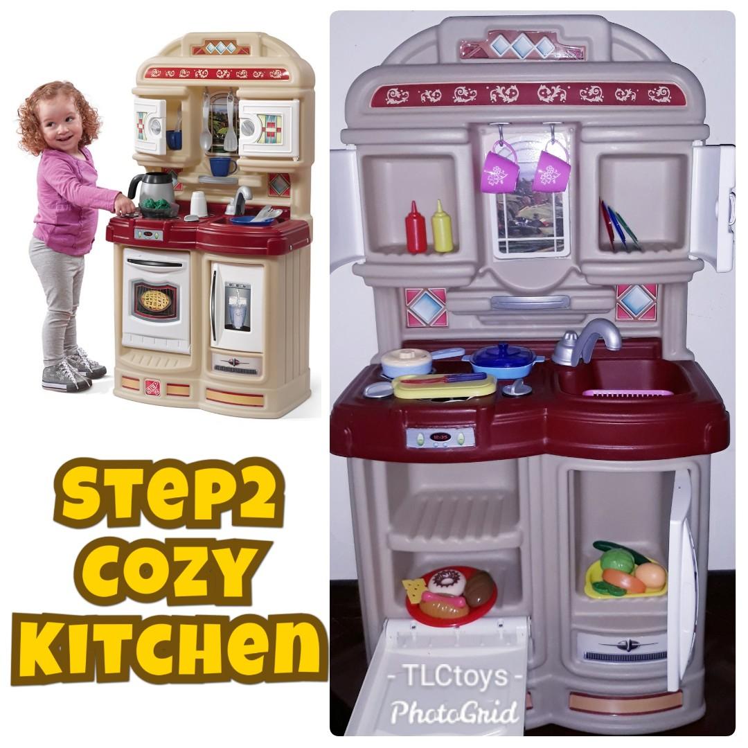 Step2 Cozy Kitchen For Kids With 21 Accessory Set for sale online 