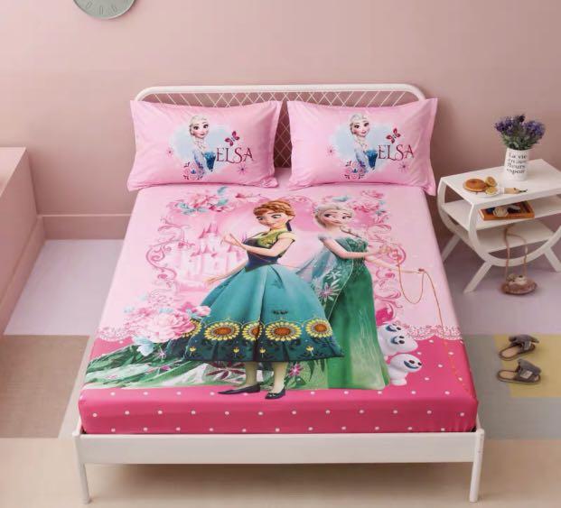 Frozen bedsheet only, Furniture & Home Living, Bedding & Towels on