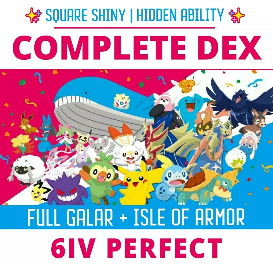 Full Ultra Shiny 6iv Galar Pokedex Isle Of Armor Pokemon Toys Games Video Gaming In Game Products On Carousell Full Ultra Shiny 6iv Galar Pokedex Isle Of Armor Pokemon Toys Games Video Gaming In Game Products On Carousell