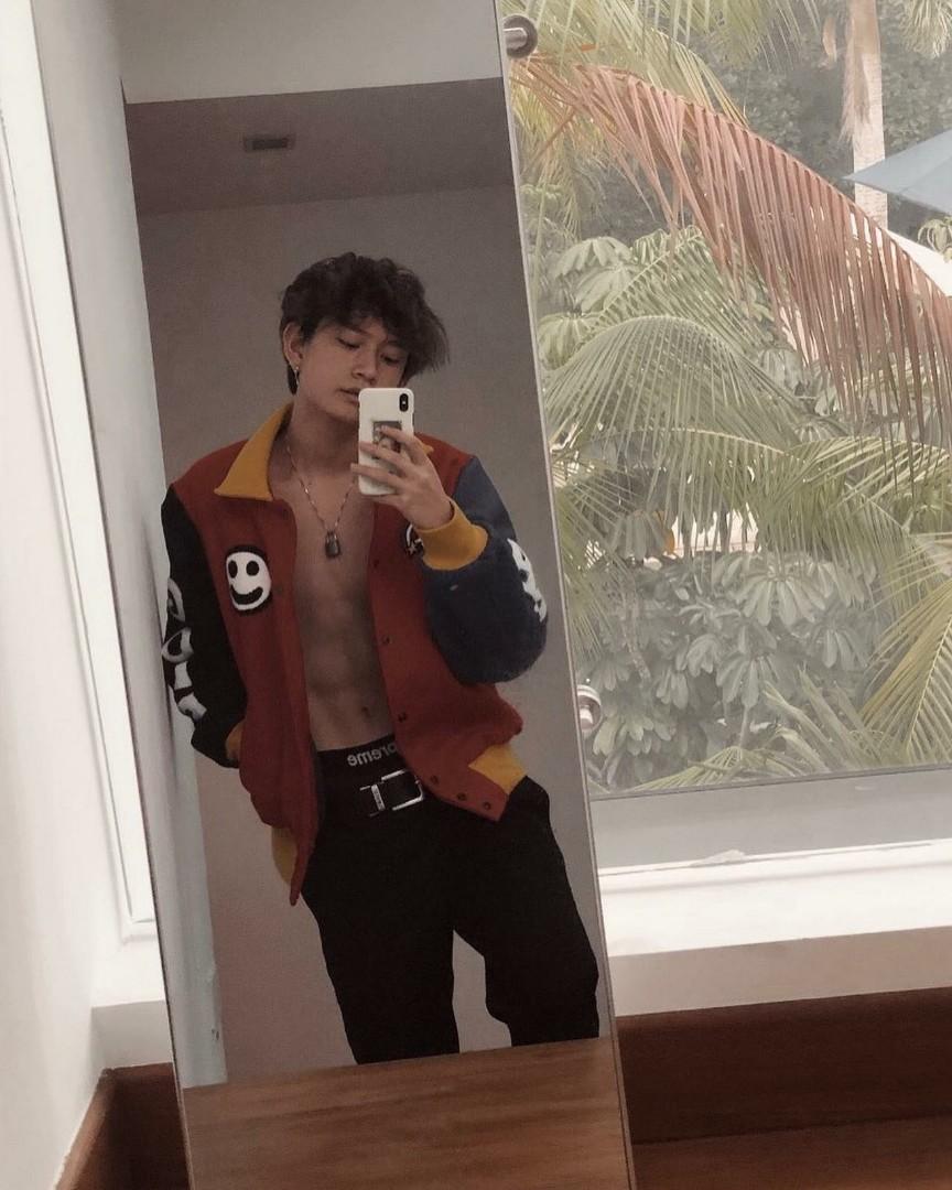 Golf wang cheap primary varsity jacket