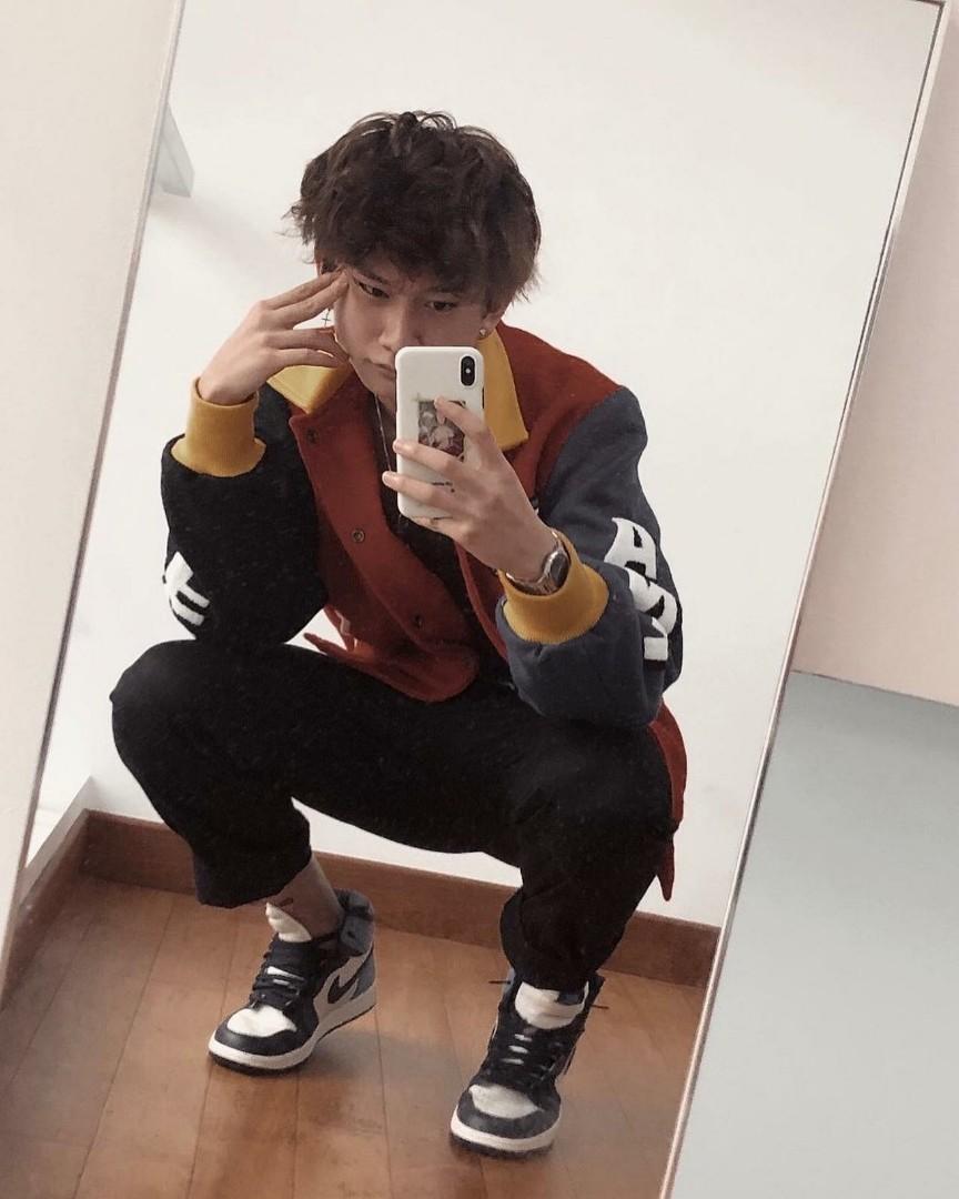 Golf wang top primary varsity jacket