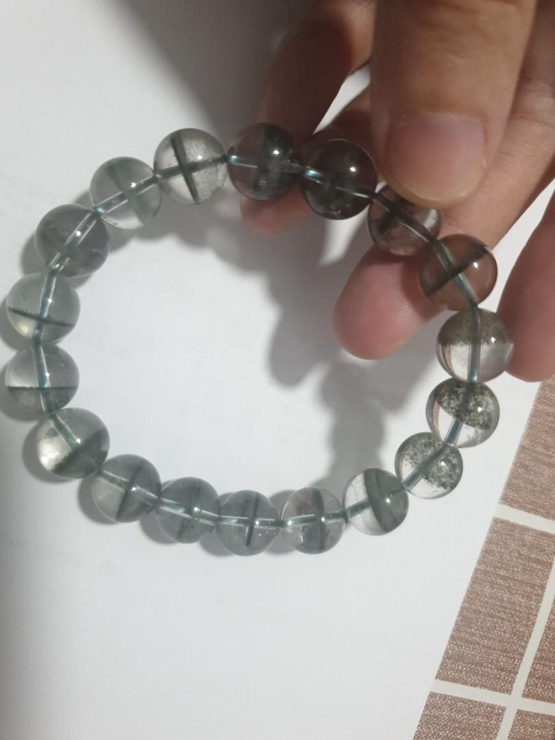 Half ghost) Green phantom bracelet (12mm), Women's Fashion
