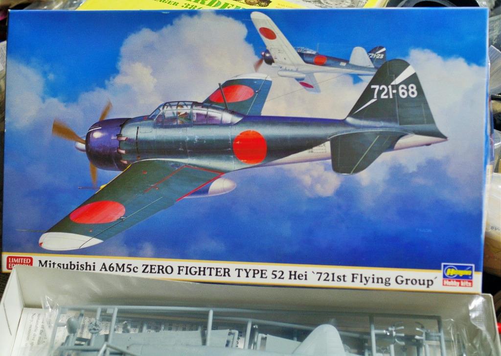限定商品 Hasegawa 長谷川 1 48 帝國海軍 三菱 A6m5c 零式 Zero 艦上戦闘機 52型丙 第721航空隊 M 300 玩具 遊戲類 玩具 Carousell