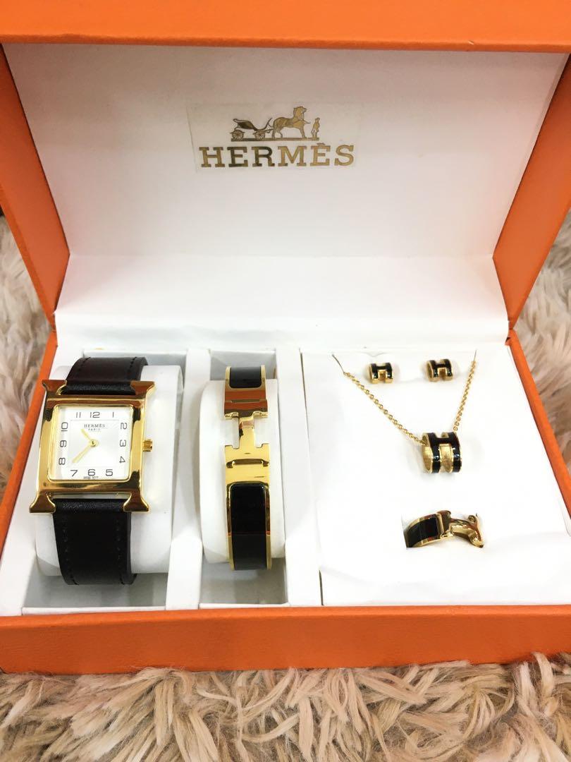 Hermes watch set, Women's Fashion 