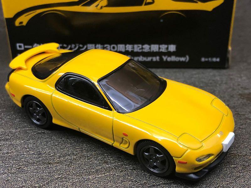 Hong Kong Exclusive Tomica Limited Vintage Neo Mazda Rx 7 Type Ra R 1997 Sunburst Yellow Toys Games Others On Carousell