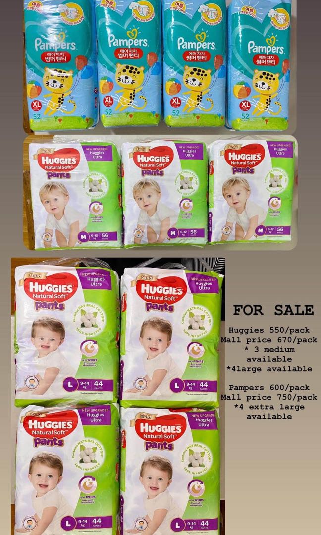 huggies natural soft pants