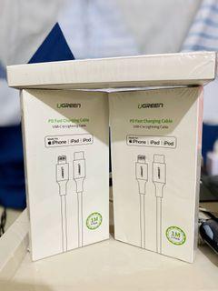 iPhone midnight green cable type c to lightning fast charge