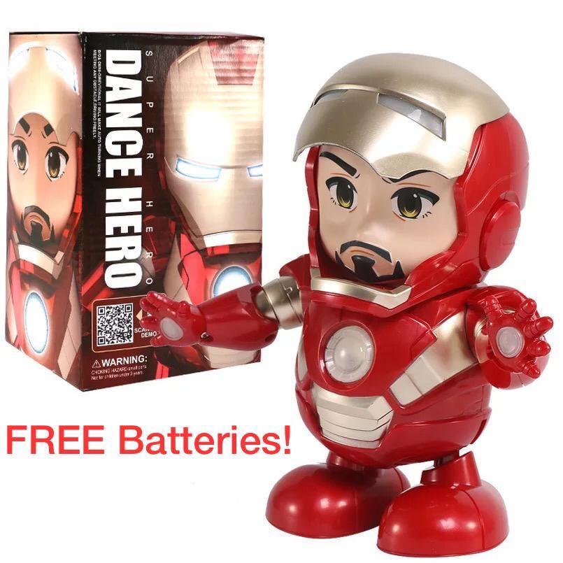 Iron Man Action Figure Dance Robot Marvel Avengers One Piece Action Figure Toy With Light Dancing Robot Electronic Toys For Kids Toys Games Others On Carousell