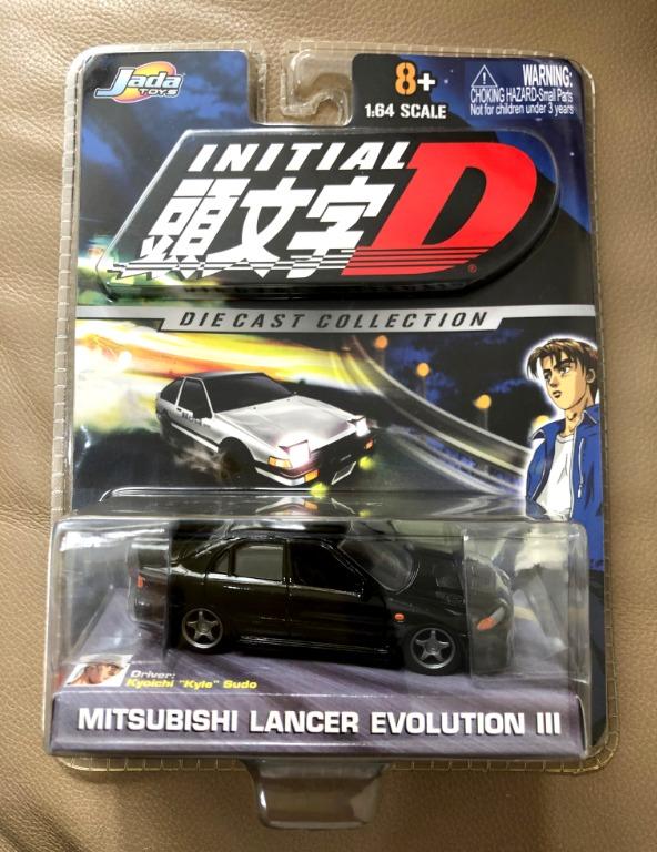 Jada 1 64 頭文字d Mitsubishi Lancer Evolution 3 須藤京一 興趣及遊戲 收藏品及紀念品 明星周邊 Carousell