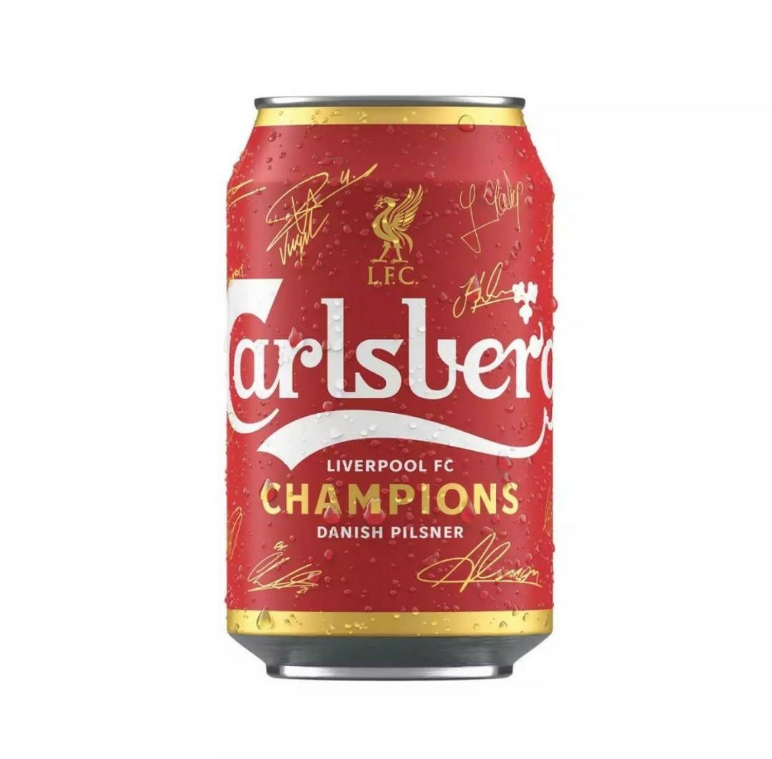 Liverpool Carlsberg Beer, Food & Drinks, Alcoholic Beverages on Carousell