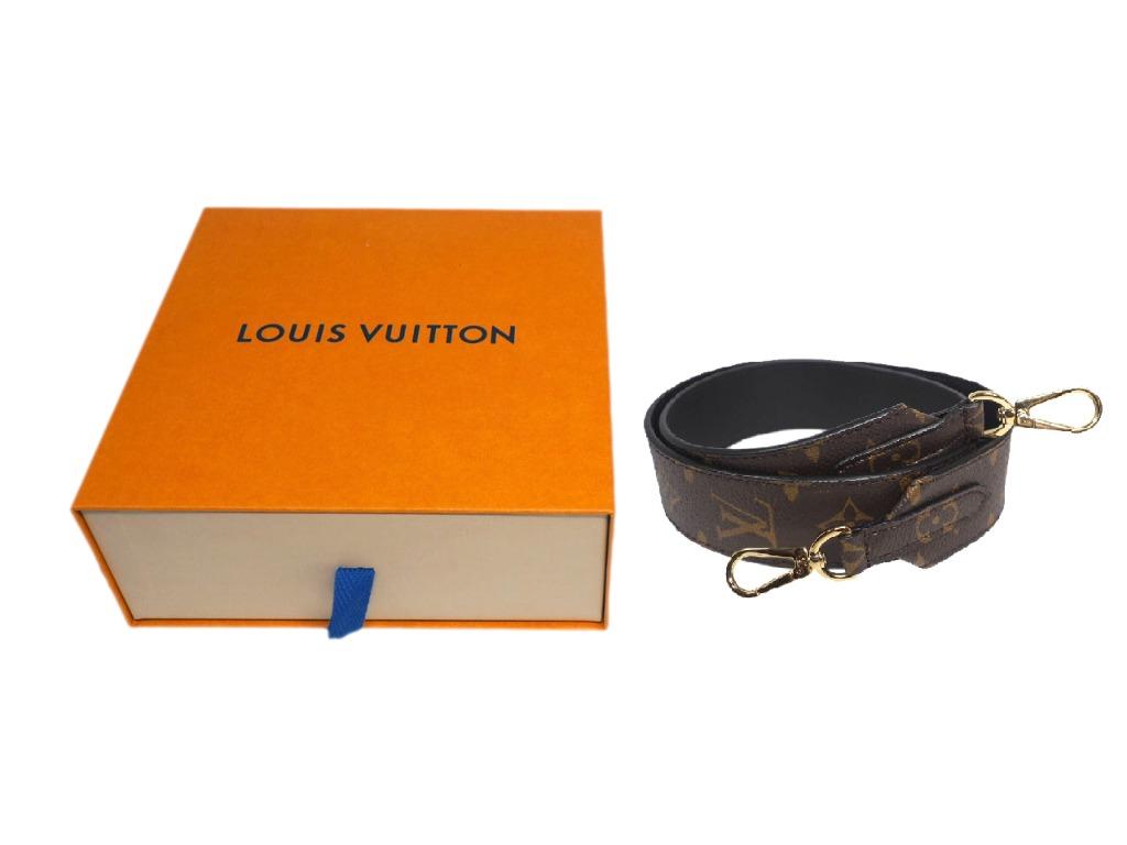Louis Vuitton J02288 Monogram Canvas Black BANDOULI RE Shoulder Strap 31880