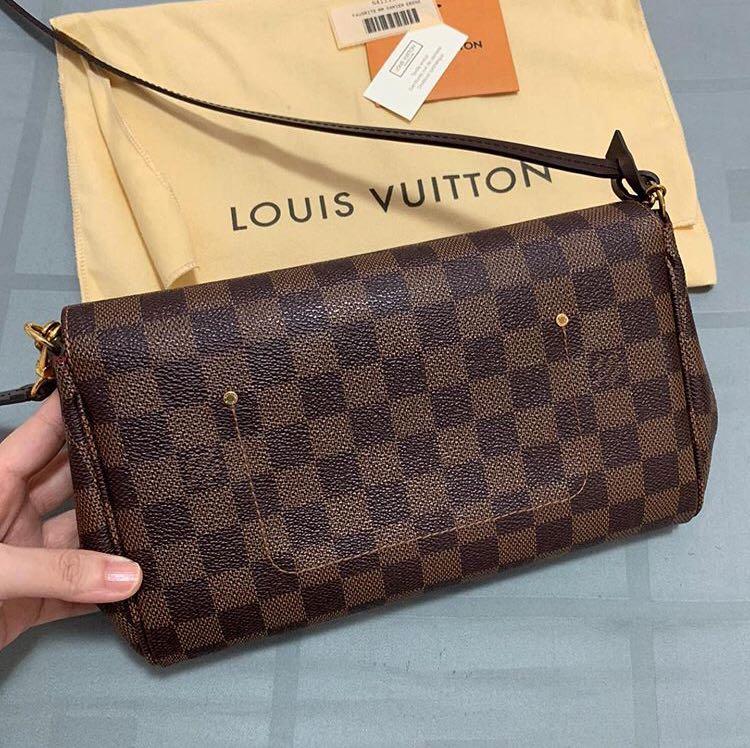 Lv favourite MM, Luxury, Bags & Wallets on Carousell