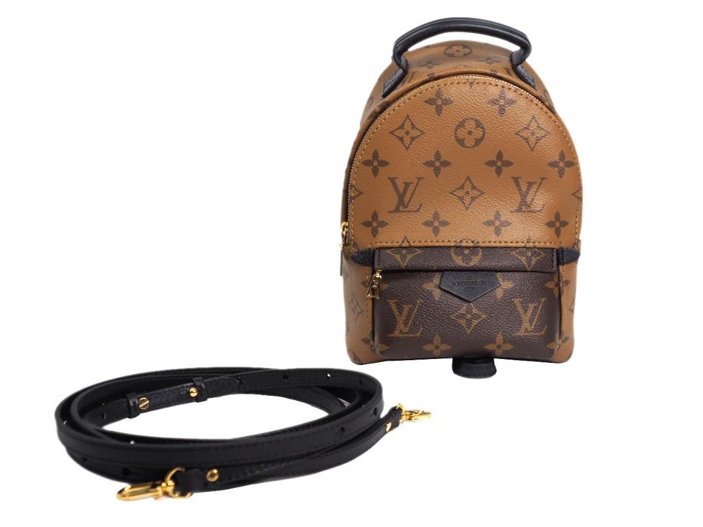 Louis Vuitton Ebene Reverse Monogram Coated Canvas Mini Palm