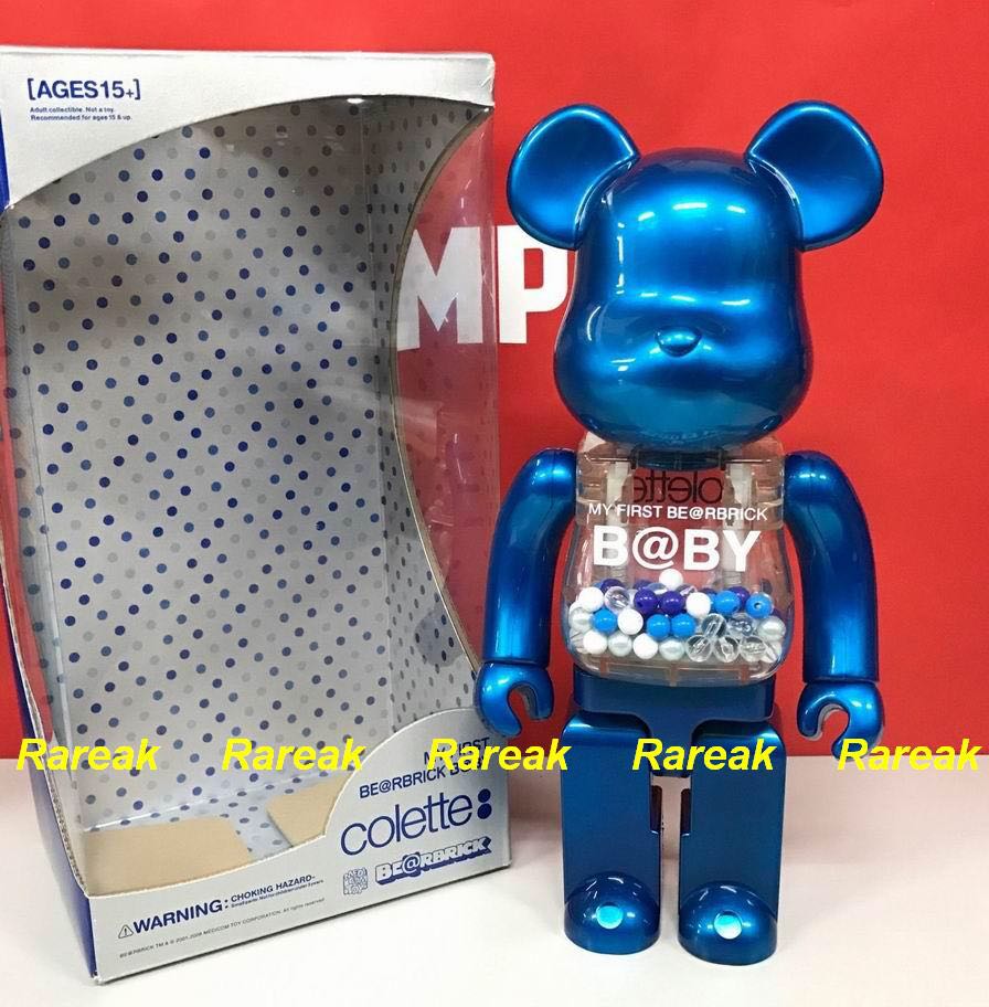Medicom Bearbrick 2009 My first baby Colette b@by 400% Blue Be
