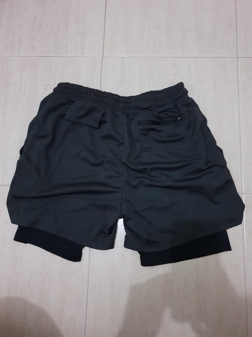 Men's sports shorts with inner tights (brand new), Women's Fashion,  Activewear on Carousell