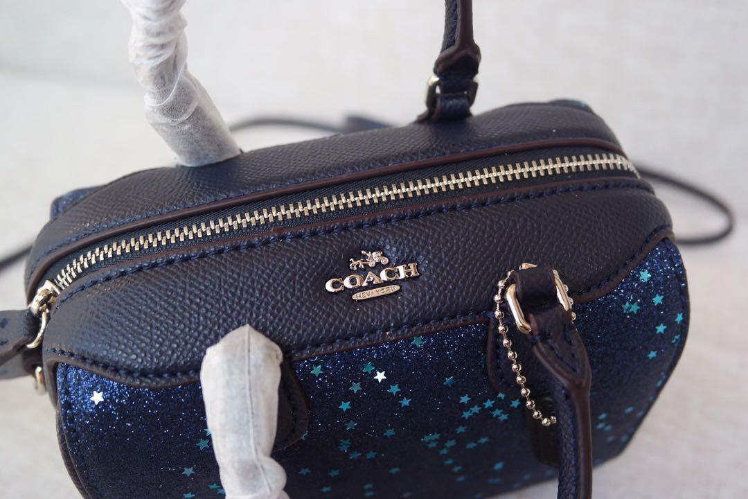 Coach+F37747+Micro+Bennett+Satchel+With+Star+Glitter+Purse+Handbag for sale  online