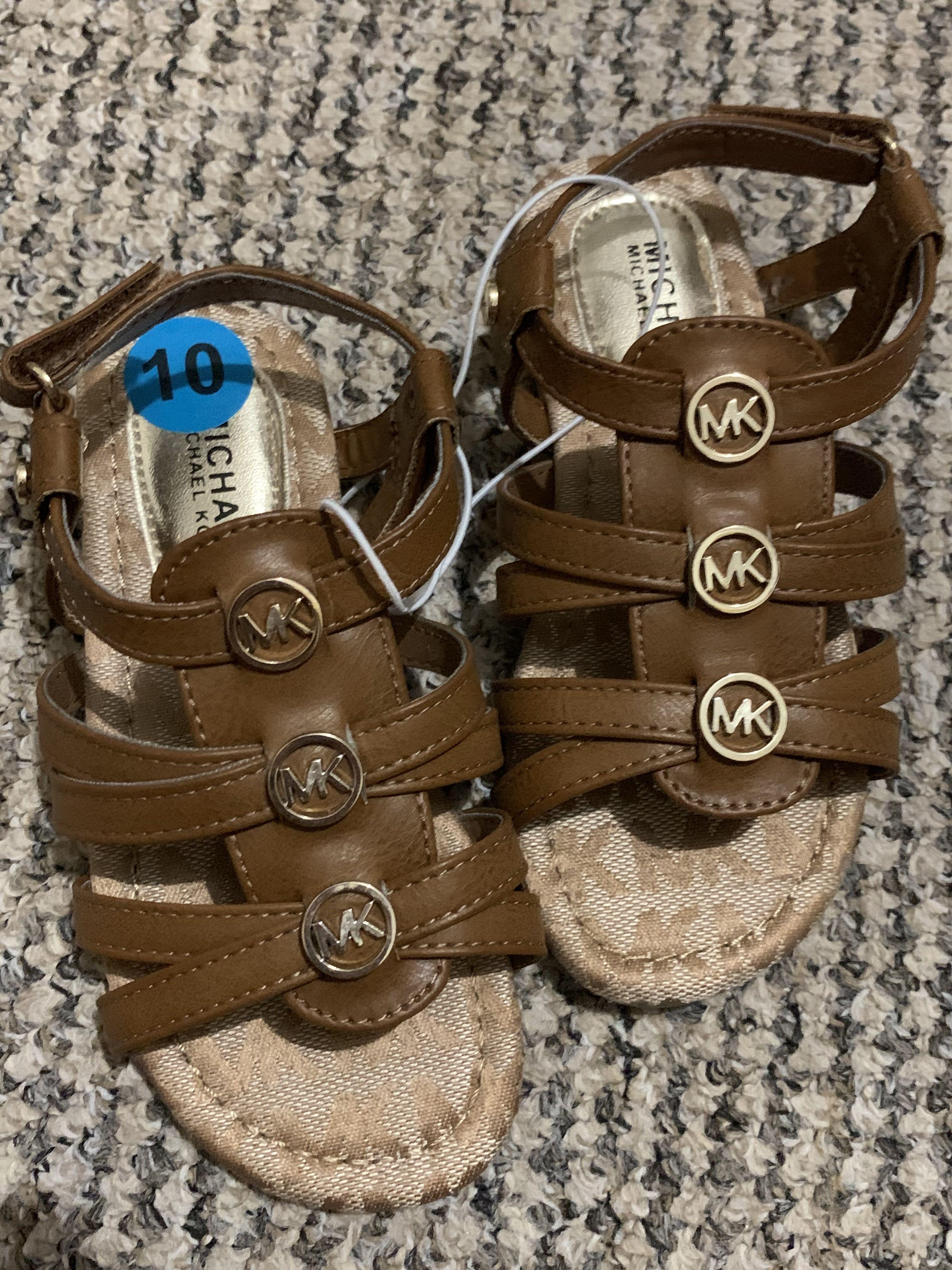mk baby sandals