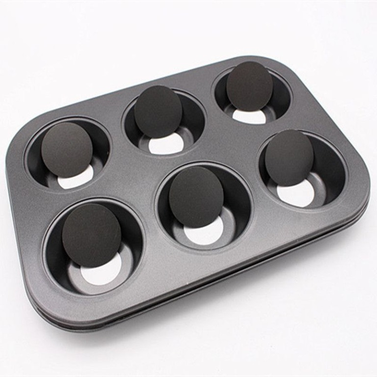 Muffin Tray with Removable Base 6 Cavities, Furniture & Home Living