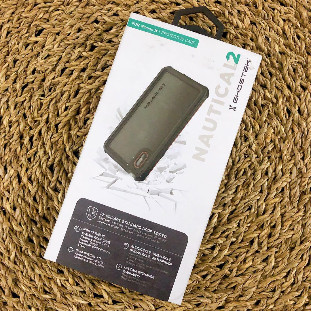 Nautical 2 Ghostek iPhone X (Category: Cases & Sleeves) located in Taguig. Submitted by misskyleee (Listing ID 1024816848, Image 1). Description: IP68 Waterproof Case Shockproof Dustproof 3x military standard drop tested Bought last Dec 2019 at 2.2k in Glorietta .