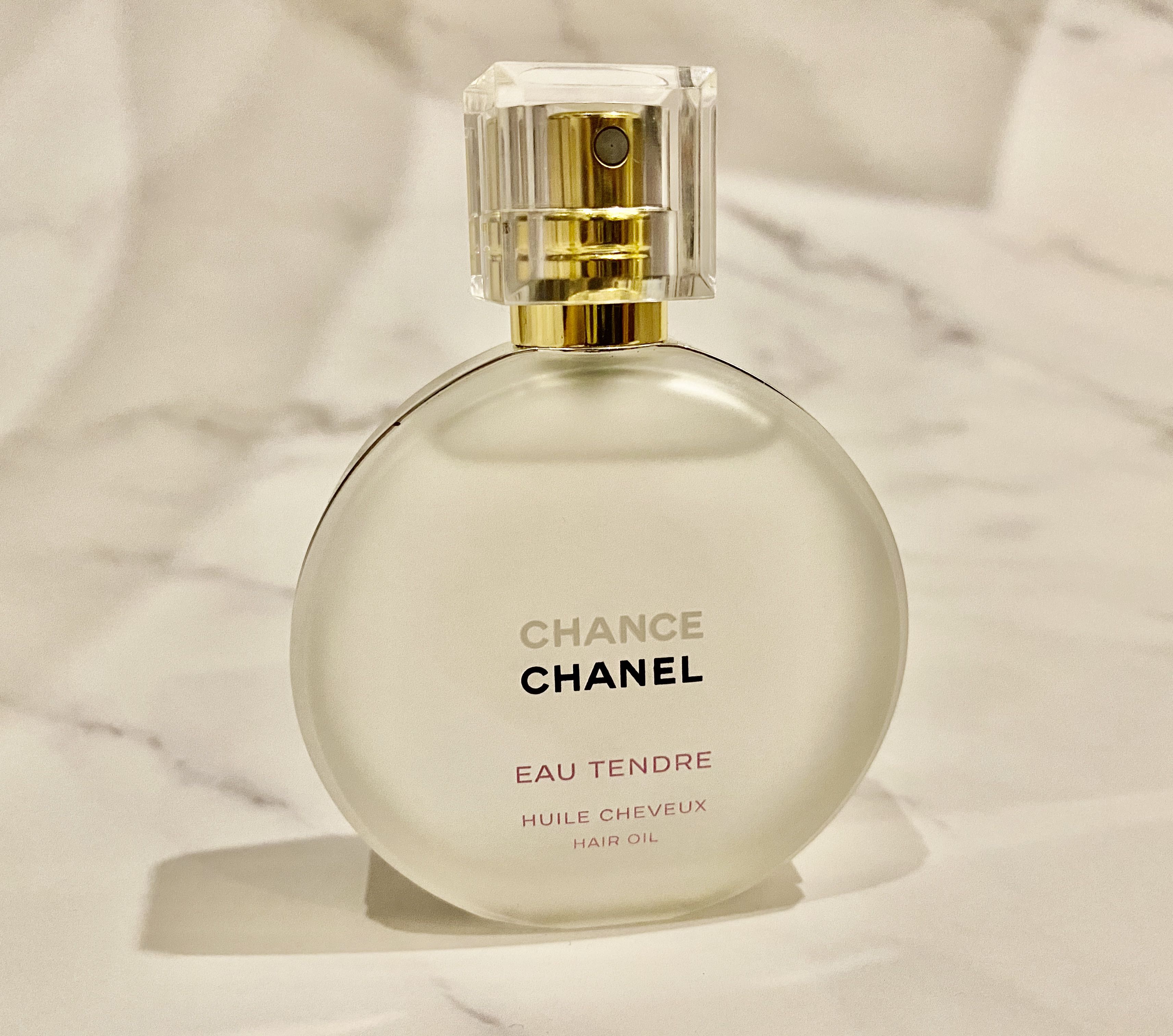 New! CHANEL Chance Eau Tendre Hair Oil Perfume 35 ml., Beauty & Personal  Care, Fragrance & Deodorants on Carousell