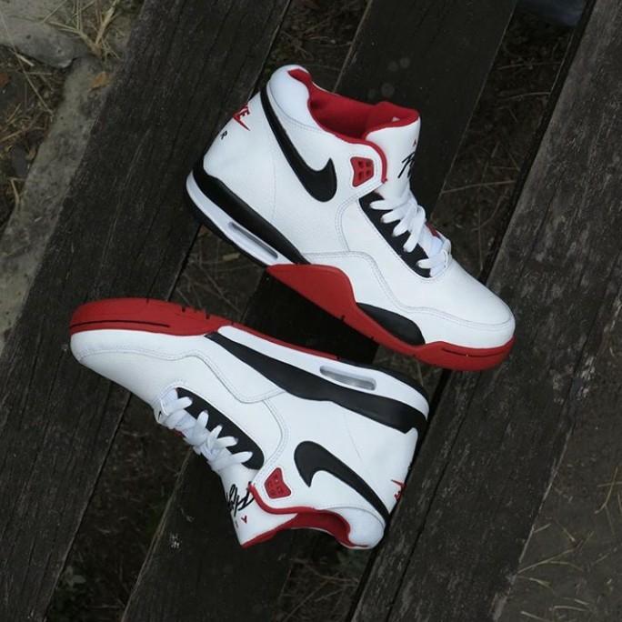 Nike Air Flight Legacy Red Men s Fashion Footwear Sneakers on