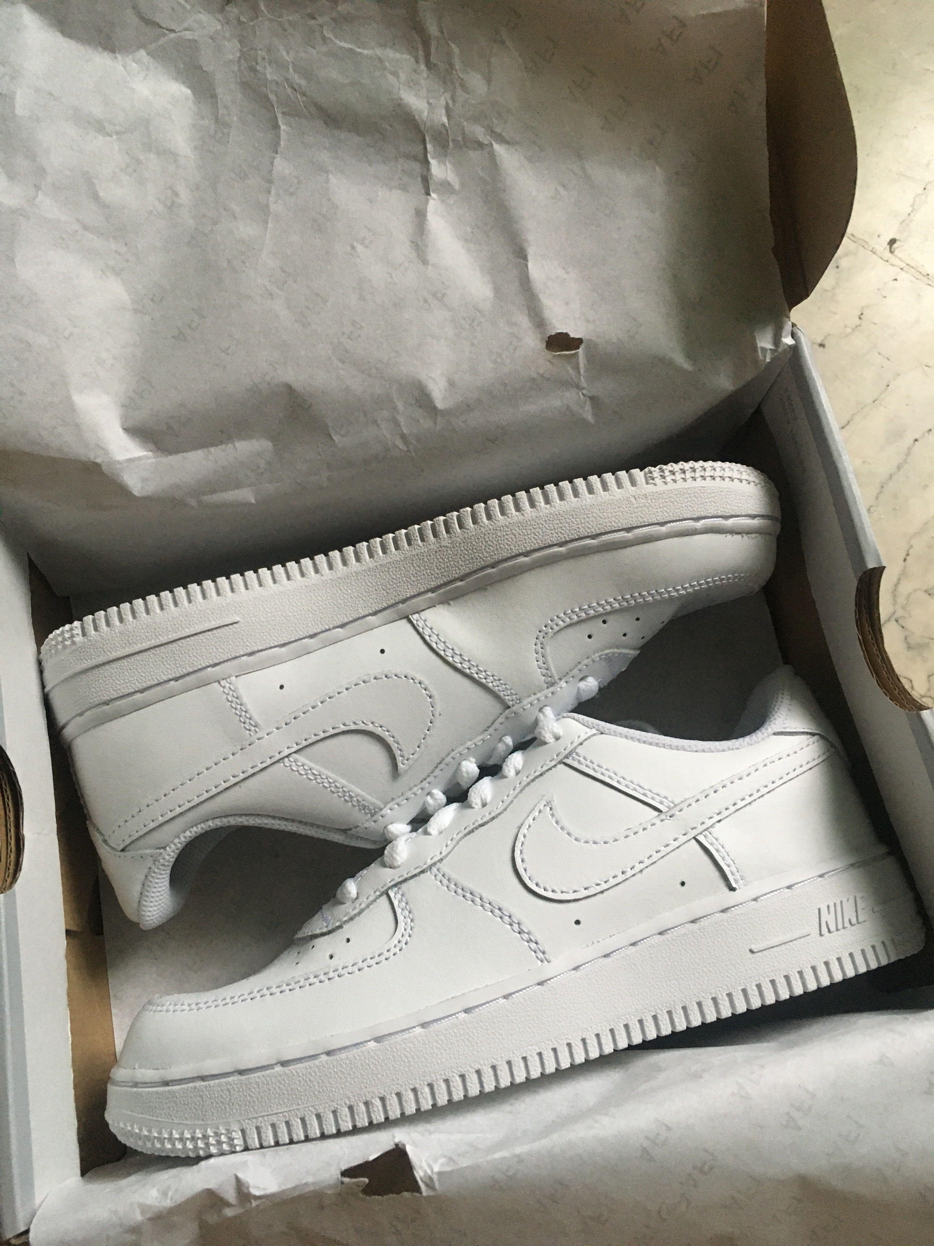 NIKE Air Force 1 (PS) — White 3Y 