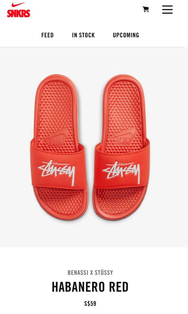 Benassi x on sale stussy slides
