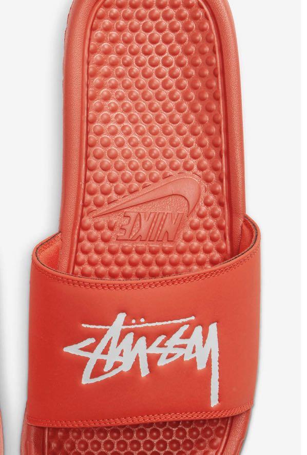 Nike benassi shop x stussy slides