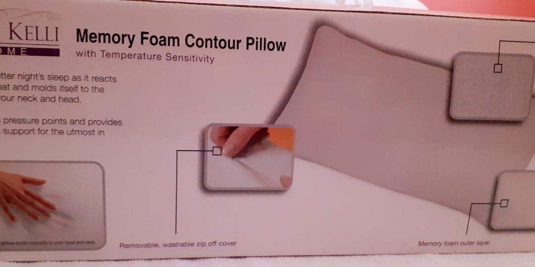 Nina kelli memory foam contour pillow clearance