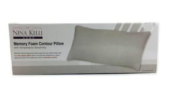 Nina Kelli Memory Foam Contour Pillow