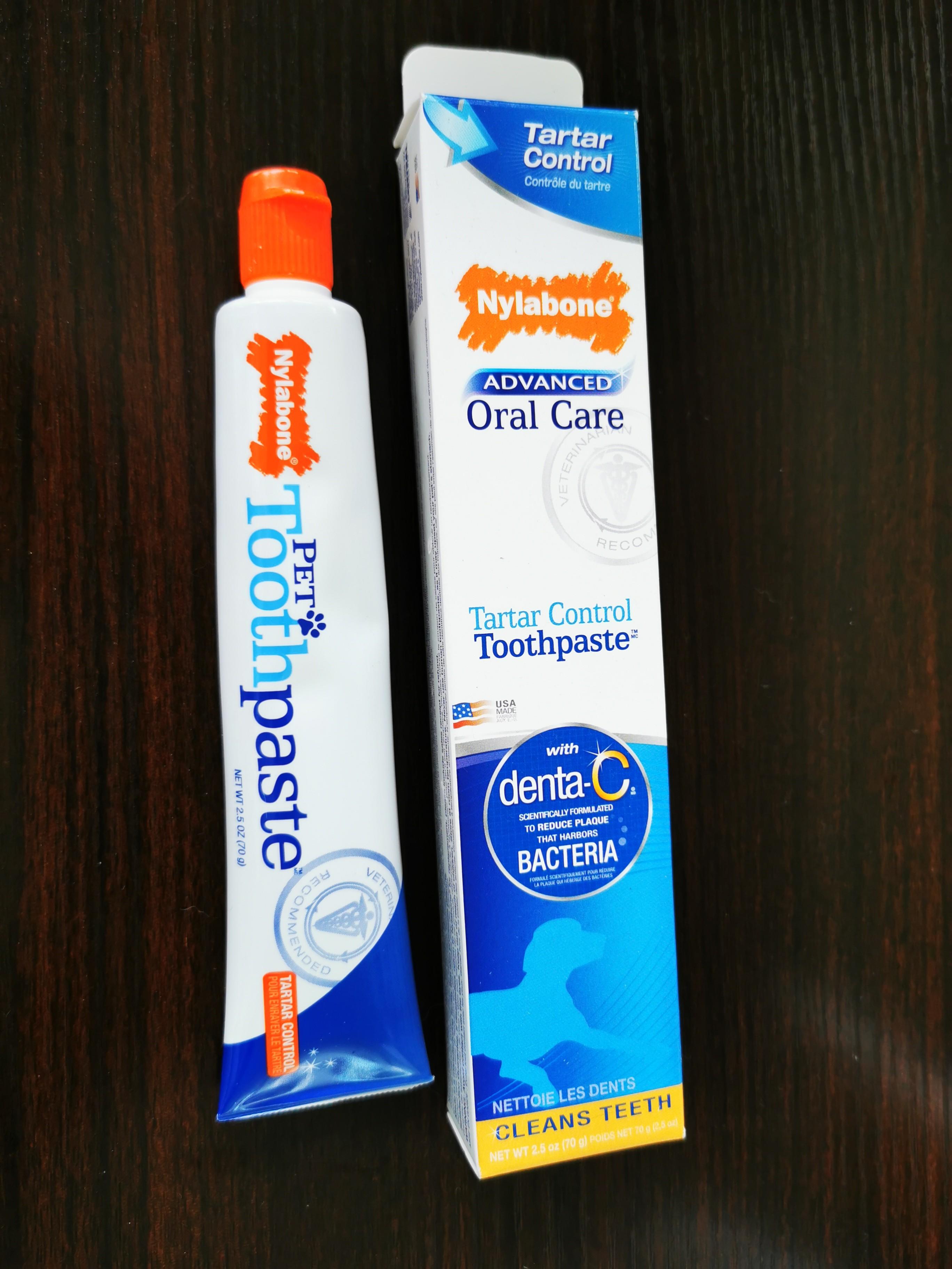 Nylabone tartar control toothpaste top