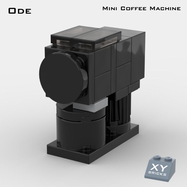 Ode Coffee Grinder (Mini Coffee Machine Series) Mini LEGO MOC