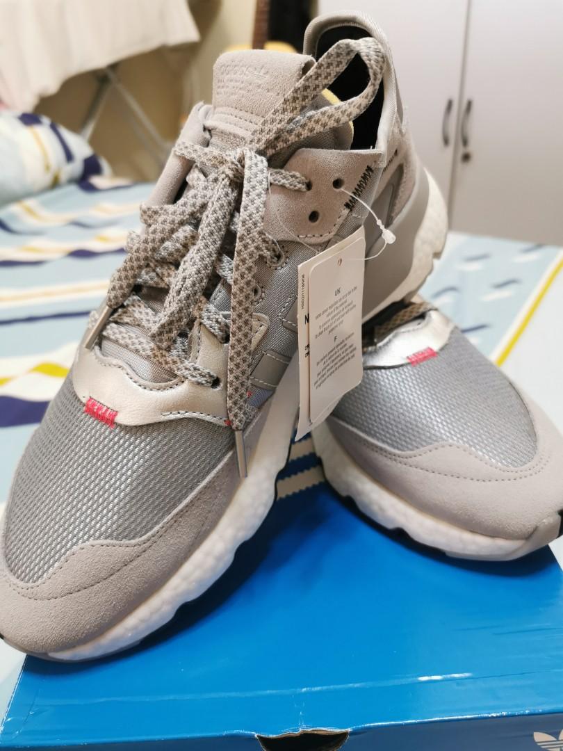 Original Adidas Nite Jogger 3M Grey Silver Men s Fashion Footwear Sneakers on Carousell