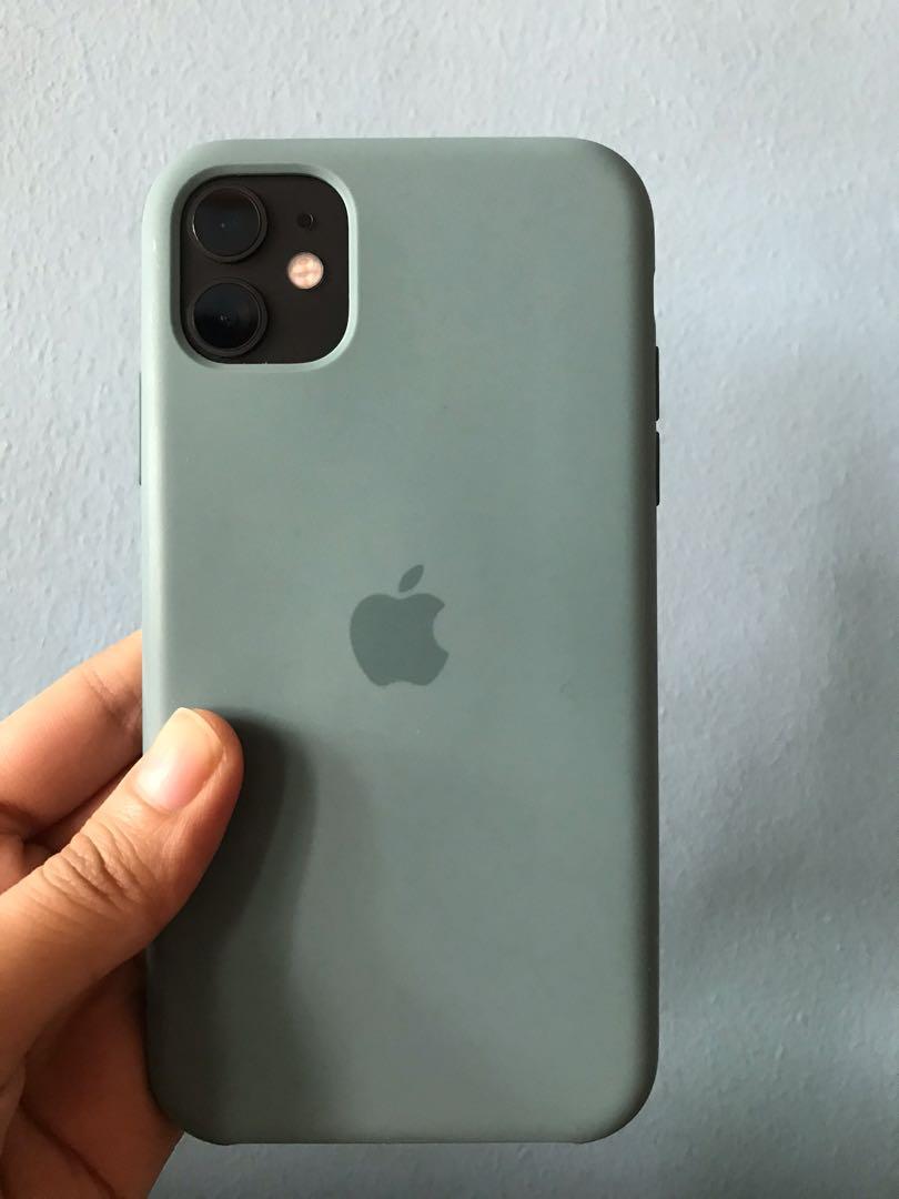 Original Apple Silicone Case Cactus For Iphone 11 Mobile Phones Tablets Mobile Tablet Accessories Cases Sleeves On Carousell
