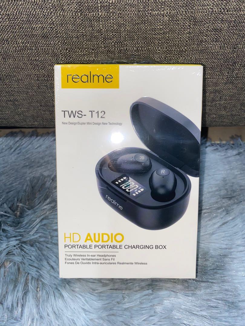 ORIGINAL REALME TWS T12 Bluetooth 5.0 Wireless Earphone Deep