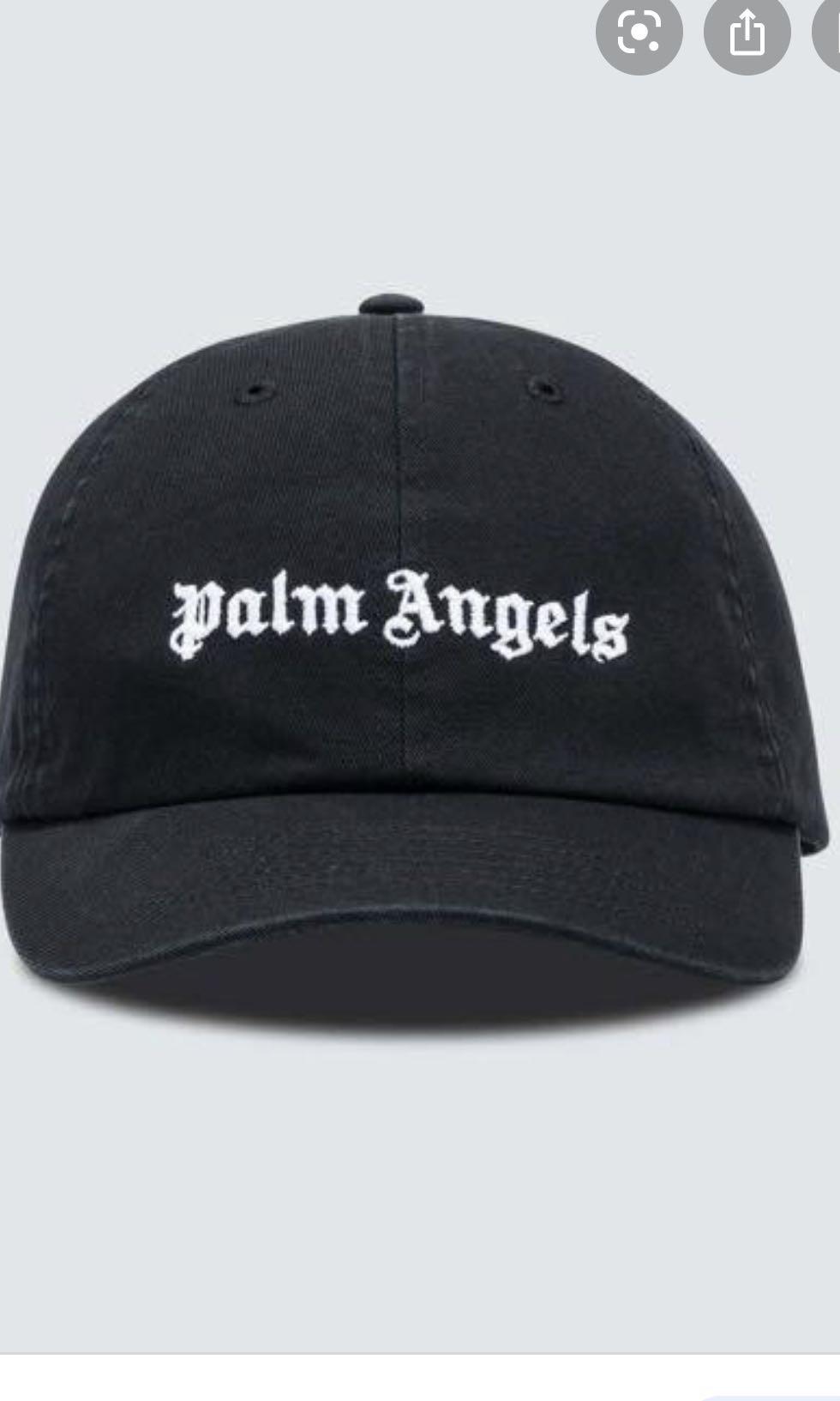 palm angels cap black