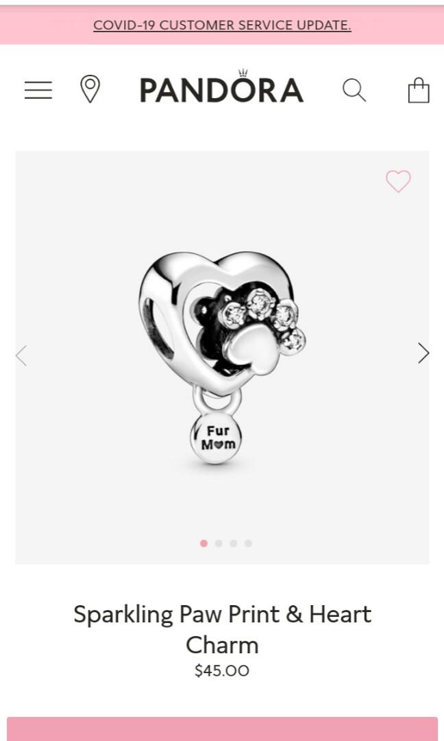 Pandora Fur Mom Charm Women s Fashion Jewelry Organizers