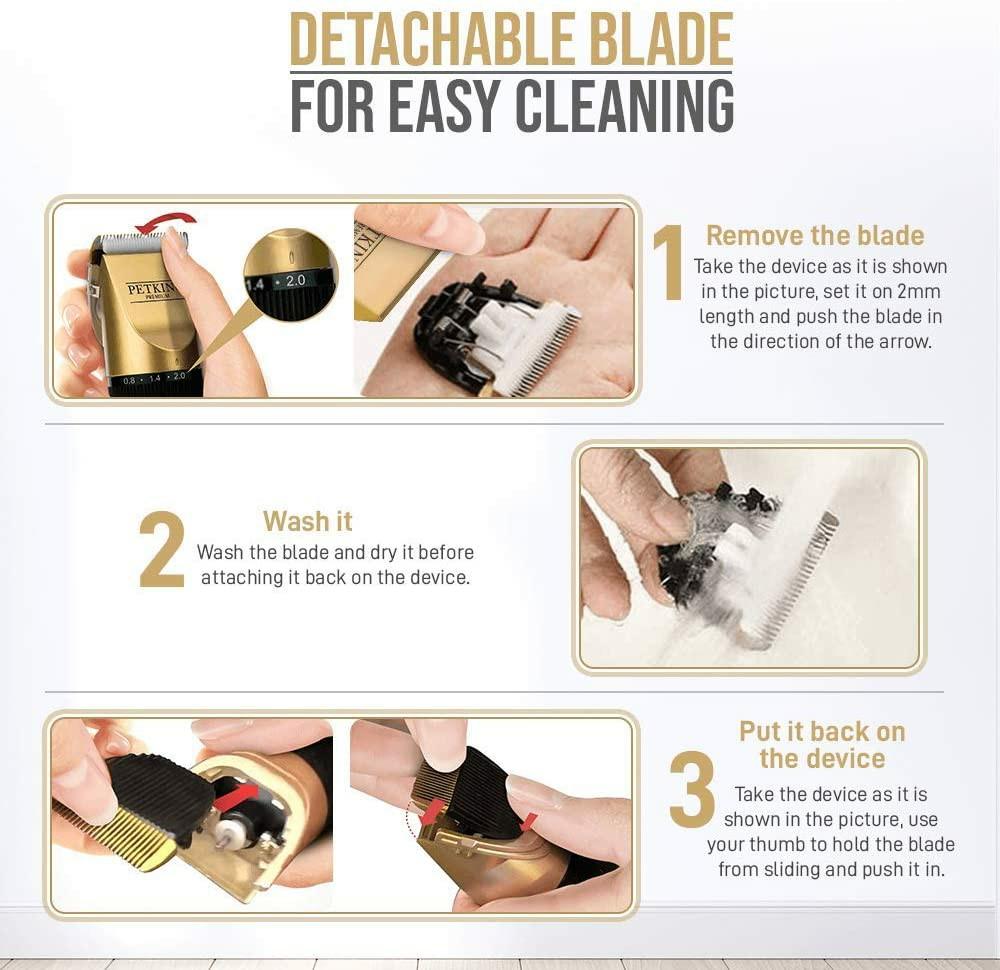 PETKING Dog Grooming Clippers for Pets Cat Hair Trimmer Kit Best