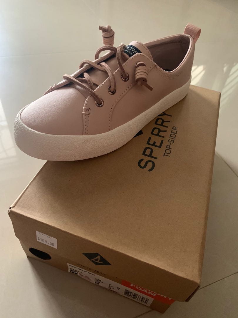 Pink Rose Sperry Shoes Women s Fashion Footwear Sneakers on