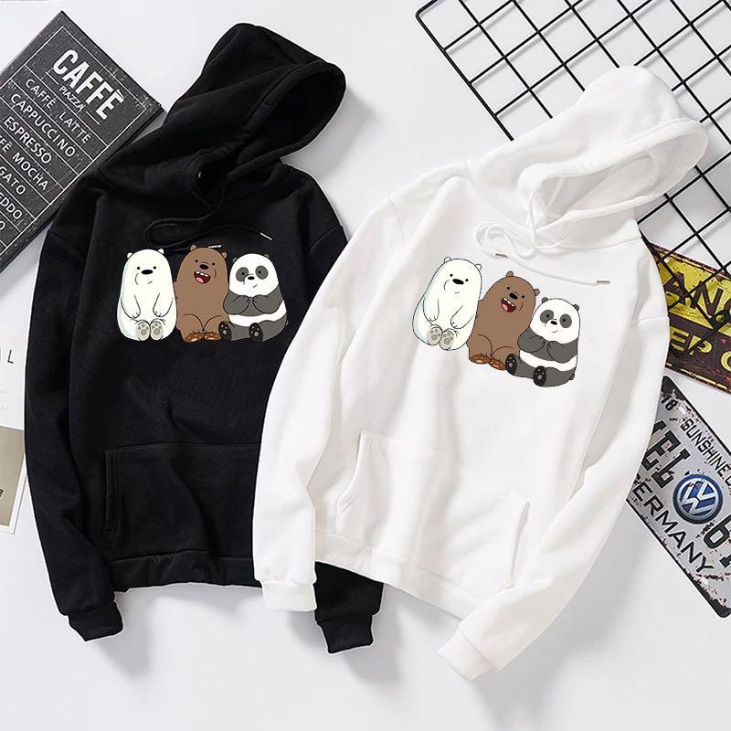we bare bears hoodie jacket