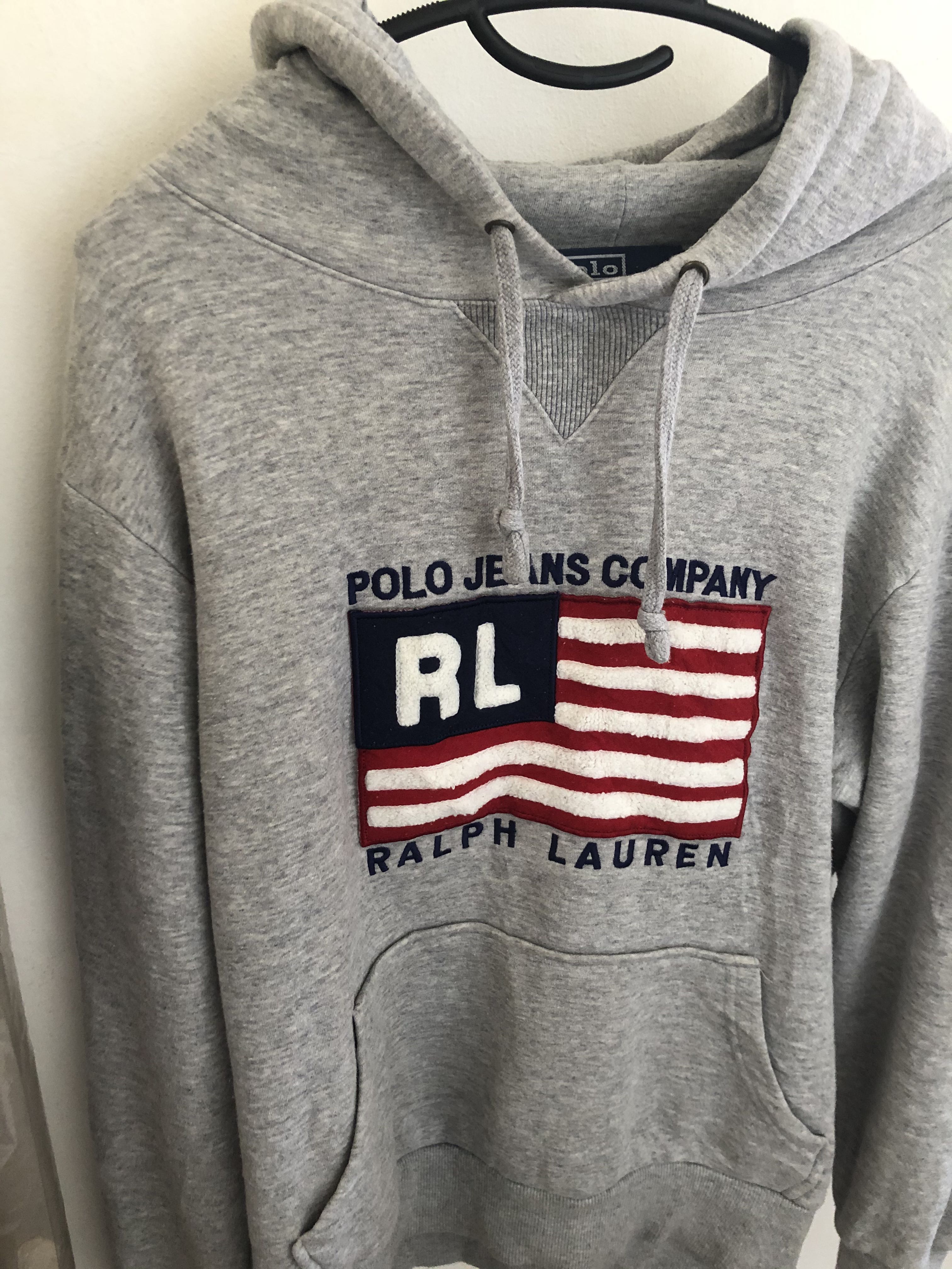 Polo Ralph Lauren RL Flag Hoodie, Women's Fashion, Tops, Others Tops on  Carousell