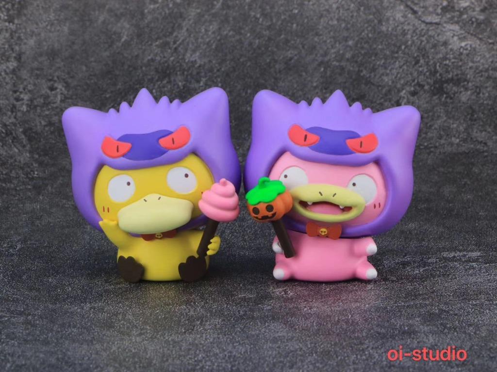 PO POKEMON PSYDUCK AND SLOWPOKE STATUE FIGURE Hobbies Toys