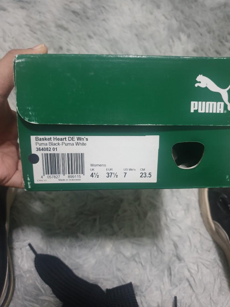 puma basket heart de wn's